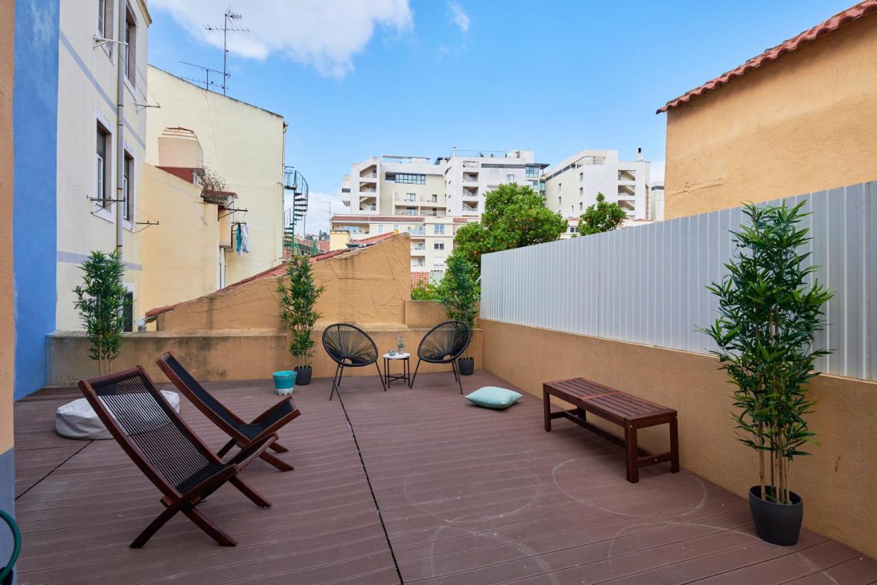 Spacious And Renovated Apartment With Amazing Patio, By Timecooler Lisboa Eksteriør billede